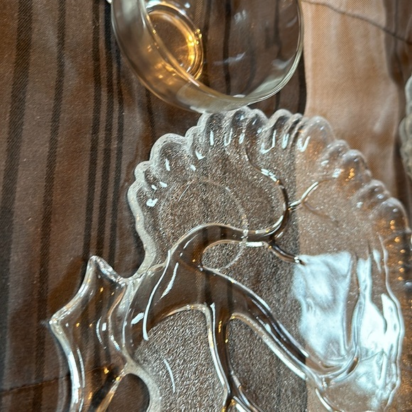 1960s Orchard Tree of Life Glass Plates and Cups Hostess Set. - Picture 7 of 10